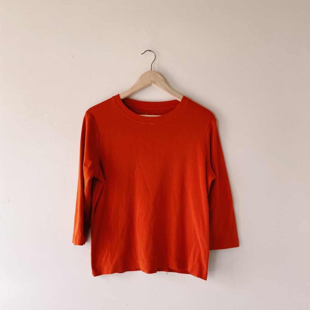 Orange long sleeve